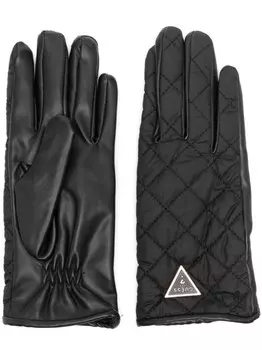 Стеганые перчатки GUESS USA, черный