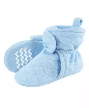 Стеганые пинетки для маленьких мальчиков Hudson Baby, черный