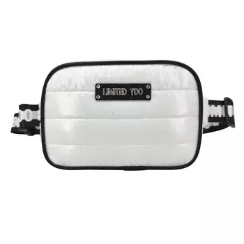 Стеганые поясные сумки Girls Limited Too стеганые, белый