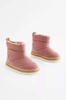 Стеганые сапоги Next, розовый