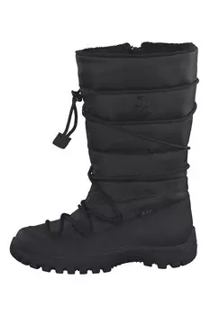 Стеганые сапоги S Oliver, черный