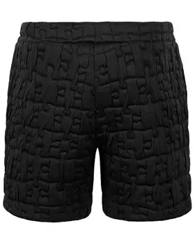 Стеганые шорты RtA Puzzle, черный