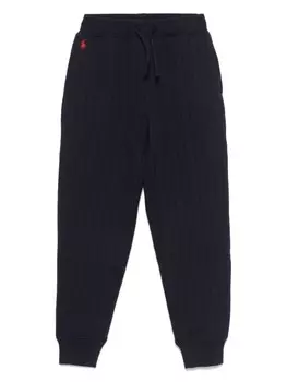 Стеганые спортивные брюки POLO RALPH LAUREN KIDS, синий