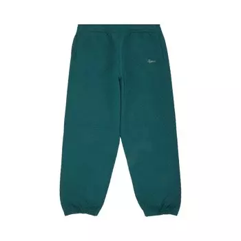 Стеганые спортивные штаны Supreme из микрофибры Темная сосна