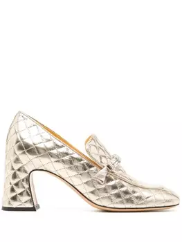 Стеганые туфли Madison.Maison, золотистый