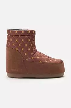 Стеганые зимние ботинки Icon Low Nolace Moon Boot, коричневый