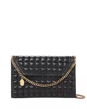 Стеганый эко-коврик Falabella через плечо Stella McCartney, цвет Black