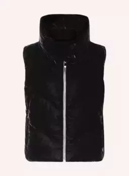 Стеганый бархатный жилет Riani, черный