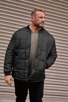 Стеганый бомбер BadRhino, черный