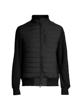 Стеганый бомбер Elliot Parajumpers, черный
