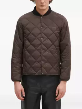 Стеганый бомбер Gramicci, коричневый