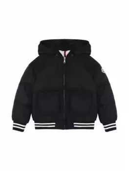 Стеганый бомбер Martha Moncler, черный