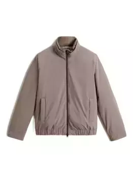 Стеганый бомбер WOOLRICH, коричневый