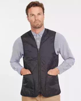 Стеганый флисовый жилет Barbour, синий