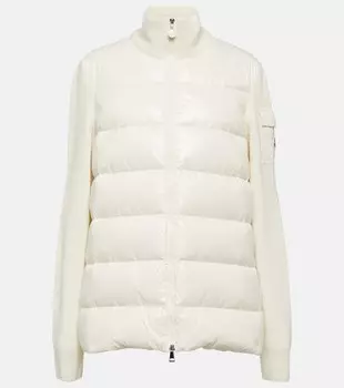 Стеганый кардиган MONCLER, черный