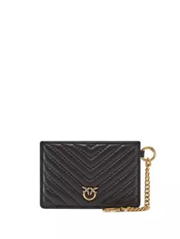 Стеганый картхолдер PINKO, черный