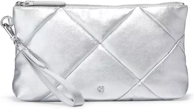 Стеганый клатч Essential Cole Haan, цвет Silver
