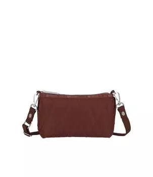 Стеганый клатч LeSportsac, цвет chocolate brown quilt