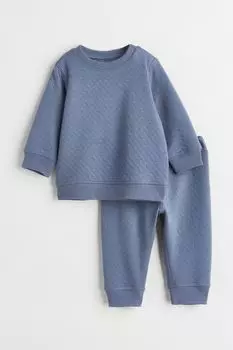 Стеганый комплект из 2 предметов H&amp;M, синий