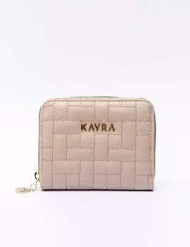 Стеганый кошелек Бежевый Kayra