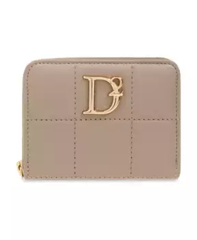 Стеганый кошелек Dsquared2, бежевый