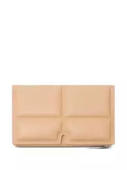 Стеганый кошелек Large Snip Bifold BURBERRY, нейтральный