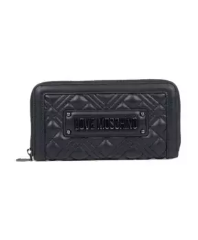 Стеганый кошелек Love Moschino, черный
