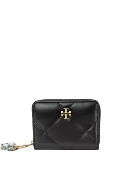 Стеганый кошелек с подвеской Kira Tory Burch, черный