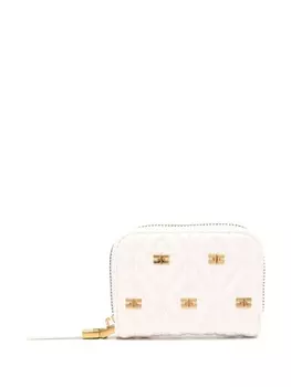 Стеганый кошелек toile Elisabetta Franchi, бежевый