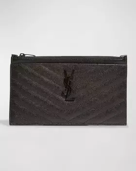 Стеганый кошелек YSL Bill Pouch Saint Laurent