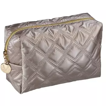 Стеганый пенал-косметичка Inter-Vion Gold & Black, цвет: золотой