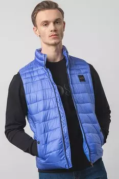 Стеганый приталенный жилет Odeno Boss, лавандовый