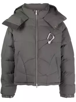 Стеганый пуховик Abstract HELIOT EMIL, серый