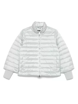 Стеганый пуховик Add, серый