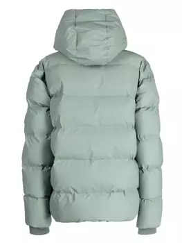 Стеганый пуховик Alta Rains, зеленый
