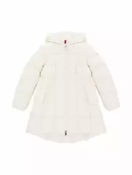Стеганый пуховик Arina Moncler, белый