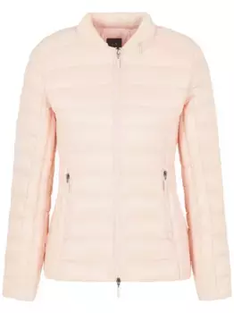 Стеганый пуховик Armani Exchange, розовый
