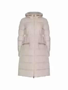 Стеганый пуховик Avocette Moncler, белый