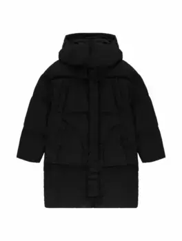 Стеганый пуховик B Andrew Bacon, черный