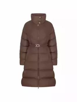 Стеганый пуховик Brou Moncler, бежевый