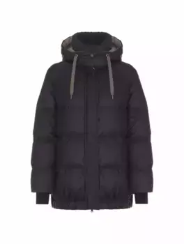 Стеганый пуховик Brunello Cucinelli, синий