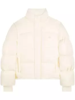 Стеганый пуховик Courrges, нейтральный цвет