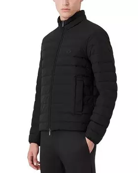 Стеганый пуховик Emporio Armani, цвет Black