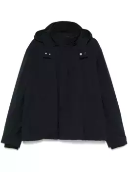 Стеганый пуховик EMPORIO ARMANI, синий