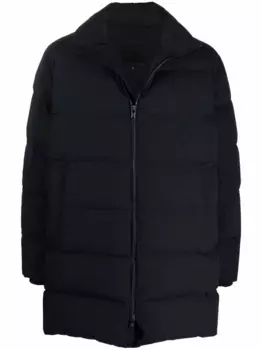 Стеганый пуховик EMPORIO ARMANI, синий