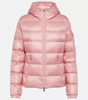 Стеганый пуховик gles Moncler, розовый