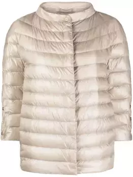 Стеганый пуховик Herno, нейтральный