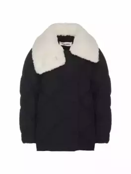 Стеганый пуховик Ienki Ienki, черный