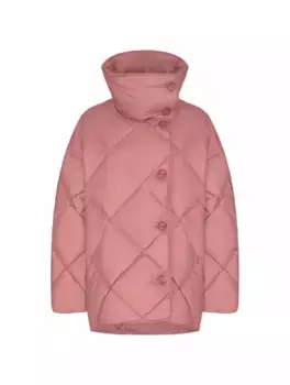 Стеганый пуховик Ienki Ienki, розовый