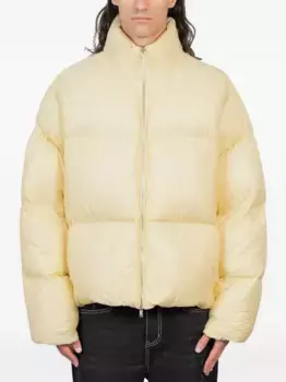 Стеганый пуховик JIL SANDER+, желтый